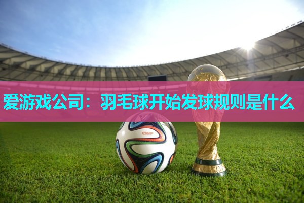 爱游戏公司：羽毛球开始发球规则是什么