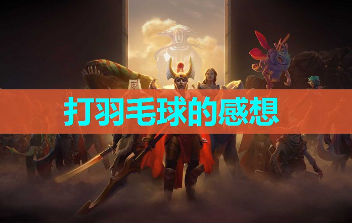 打羽毛球的感想 打羽毛球的感想