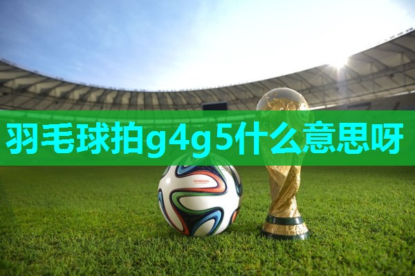 羽毛球拍g4g5什么意思呀 羽毛球拍g4g5什么意思呀